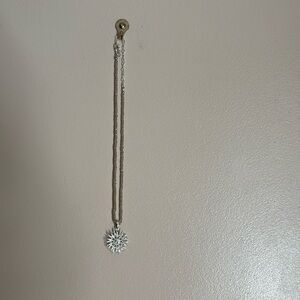 Sun, silver necklace